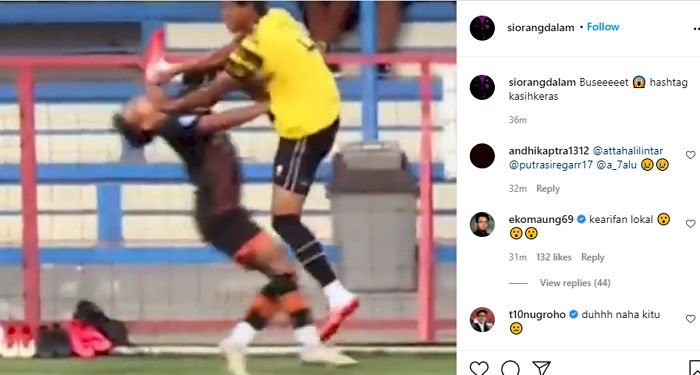 Media Asing Sorot Aksi Brutal Pemain AHHA PS Pati yang Bikin Pemain Persiraja Terkapar dan Giginya Rontok